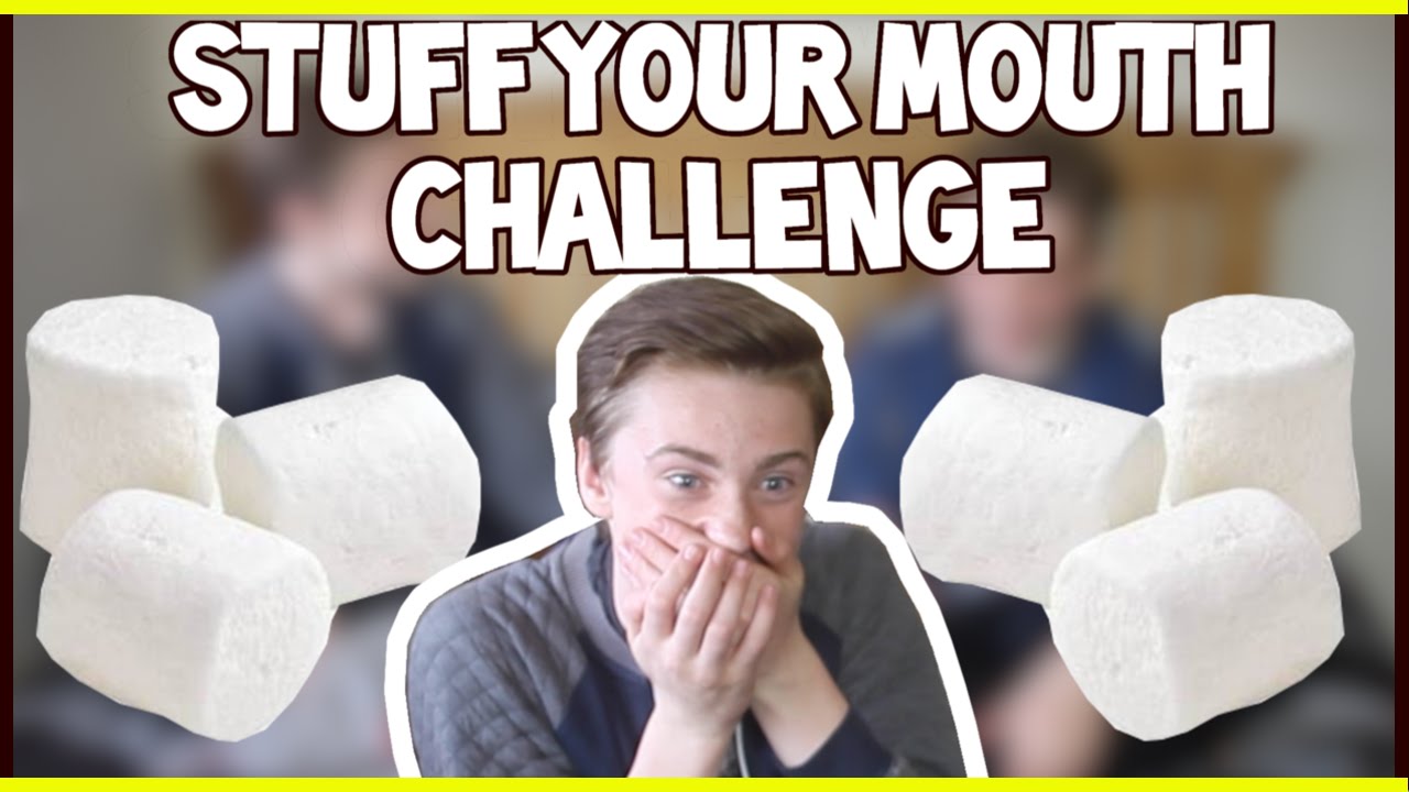 STUFF YOUR MOUTH CHALLENGE Funny Challenge Video Collab With Angus YouTube