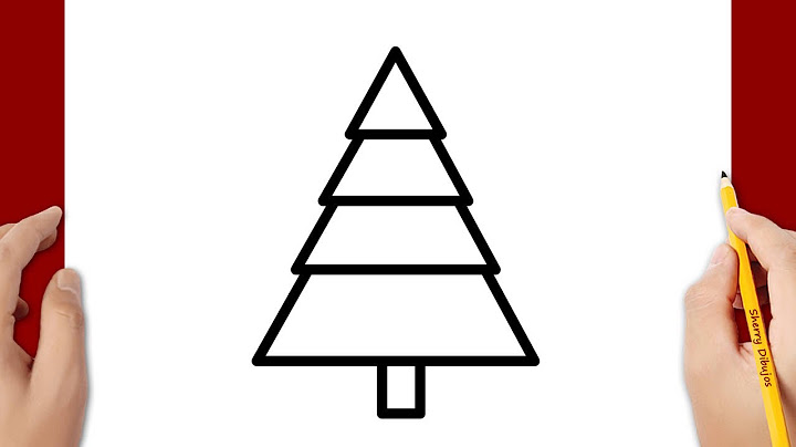 CÓMO DIBUJAR UN ARBOL DE NAVIDAD | DIBUJO DE NAVIDAD