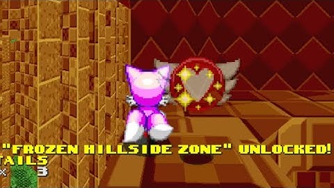 Sonic Robo Blast 2: "Frozen Hillside Zone" Unlocked but only in the Extras menu