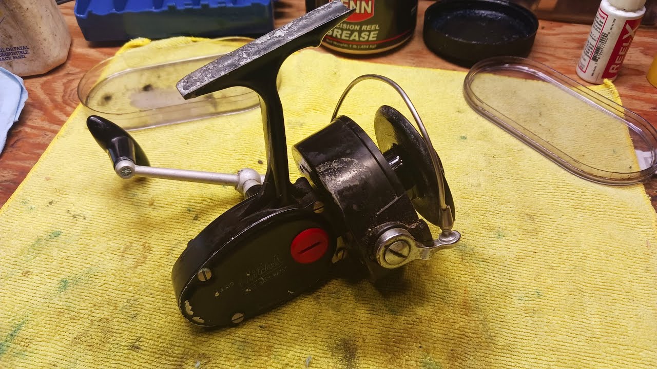 Garcia Mitchell 302 Salt Water Ball Bearing Spinning Reel Service