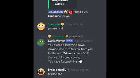 Using 2 god boxes in dank memer