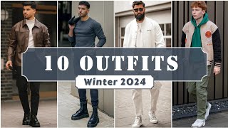 10 Latest Winter Outfit Ideas For Men 2024 | Mens Fashion