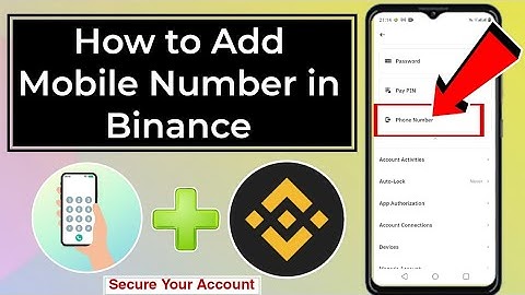 How to Add Phone Number on Binance Account | Secure Your Binance Account with Phone Verification 📱