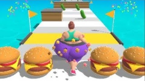Fat 2 Fit🍔🍕-All Levels Gameplay Walkthrough Android,IOS All Levels 4-5