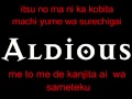 Aldious - Re:Fire - Lyric, ROMAJI.   By Birilo