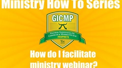 How To Facilitate A Ministry Event In Instant Teleseminar