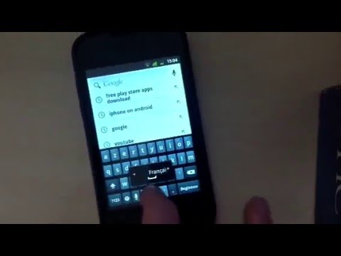 QWERTY TO AZERTY: android -