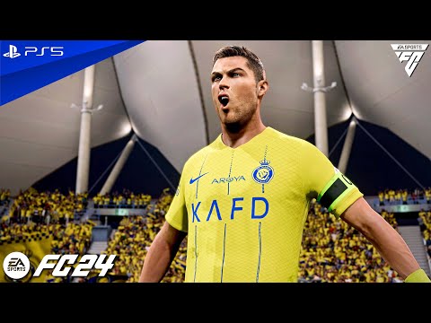 FC 24 - Al Hilal vs. Al Nassr - Saudi Pro League 23/24 Ft. Cristiano Ronaldo | PS5™ [4K60]