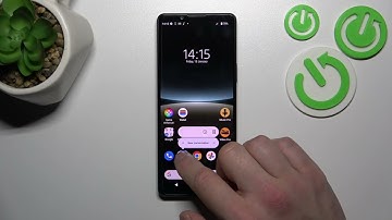 How to Remove/Restore Messages Icon from/to Home Screen on SONY XPERIA 5 IV - Adjust Screen Icons