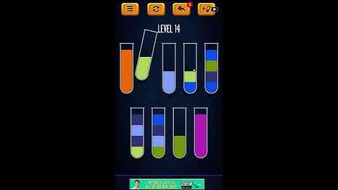 Water Sort Puzzle - Color Liquid Sorting Game Level 14 Solution