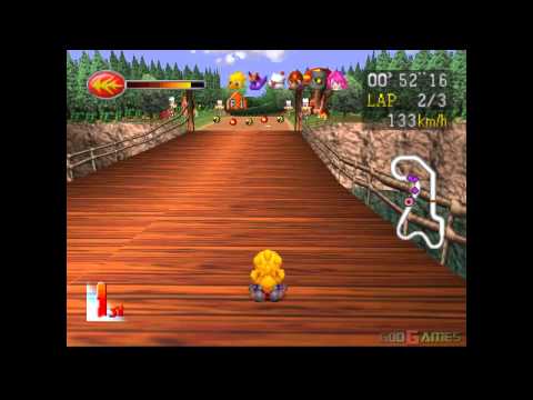 Chocobo Racing - Gameplay PSX / PS1 / PS One / HD 720P (Epsxe)