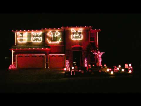 Halloween Light Show 2010 HD - Monster Mash