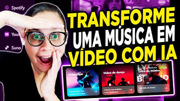 Transforme QUALQUER MÚSICA em VÍDEO com RITMO e EFEITO Nessa IA