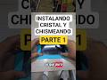 ​[parte 1]Instalando cristal y chismeando: ¿Volver con el ex infiel? 😱🔥 Ella lo duda. 📱✨