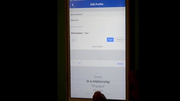 How to add or change relationship status like engaged, married,  in Facebook iOS or iPhone app