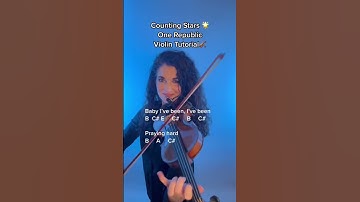 Thumbnail of Counting Stars, One Republic, Violin Tutorial by Susan Holloway
