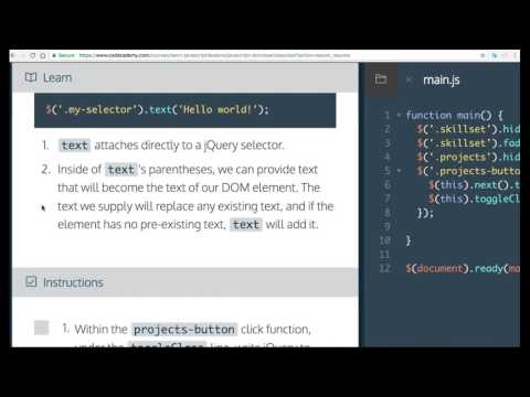 Learn Javascript, text,