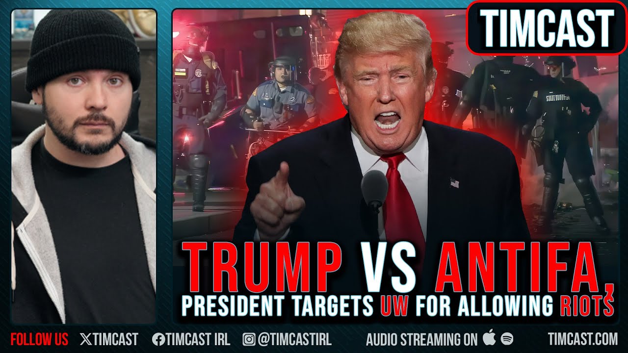 Trump DECLARES WAR On Antifa, Threatens UW Funding Over Antifa Riots
