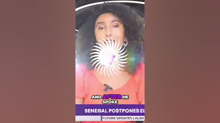 The People Of Senegal Refuse To Bow Down To President Macky Sall's Wish