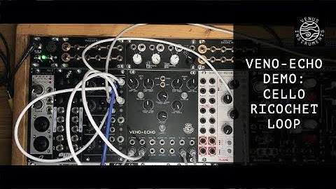 Venus Instruments VENO-ECHO demo: cello ricochet loop