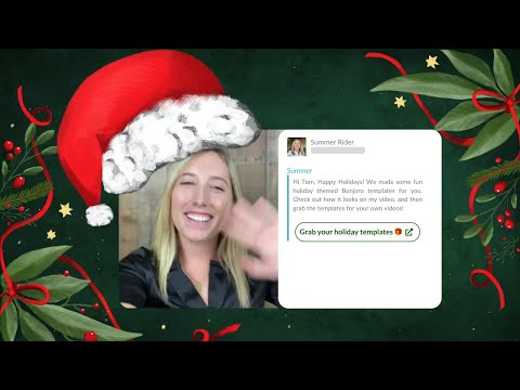Business Christmas Cards | FREE Templates - video from Bonjoro