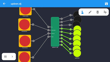 Smart Logic Simulator: Button up down + - alpha