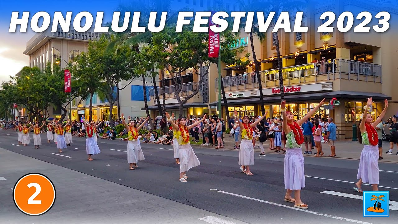 Honolulu Festival 2023 🌈 PART 2 ⛱️ Grand Parade 🌴 Hawaii 4K Event YouTube
