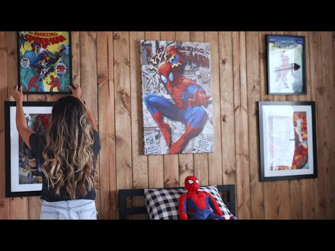 Video: DIY Tongue and Groove Wall Makeover & Decorate With Me!