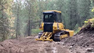 Dozer Cuts a Building Pad at the End of Our New Mountain Road by Timberline Mountain Life 5,830 views 2 months ago 4 minutes, 46 seconds