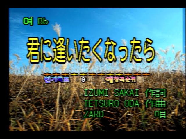 ZARD - 君に逢いたくなったら [너를 만나고 싶어지면] (KY 41470