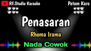 PENASARAN - Rhoma Irama - [Karaoke] NADA COWOK - Patam Karo Terbaru @rfstudiokaraoke 