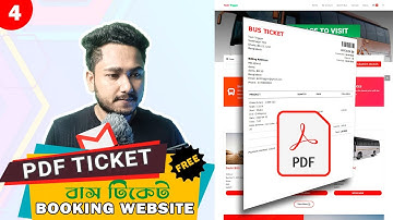 4# How to Provide PDF Ticket to Passenger Email and My Account on Bus Ticket Booking Website