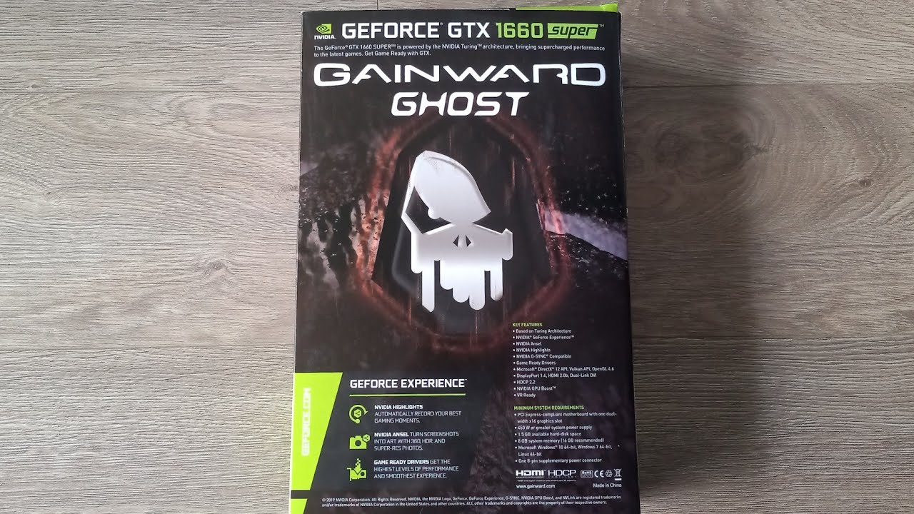 Behandling tilstrækkelig Forfærdeligt Gainward GTX 1660 Super Ghost - 2021 mining with unboxing + real sound test  - YouTube