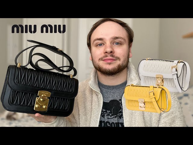 miu miu matelasse shoulder bag