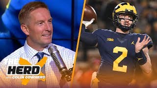 Joel Klatt on Michigan vs Michigan St., Nick Bosa leaving Ohio State and more | CFB | THE HERD