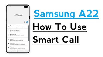 Samsung A22 How To Use Smart Call