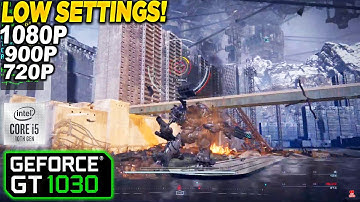 Armored Core VI Fires Of Rubicon GT 1030 - 1080p 900p 720p Low,