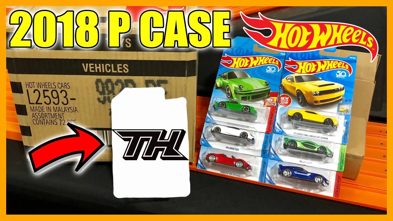 Unboxing Hot Wheels 2018 P Case 72 Car 