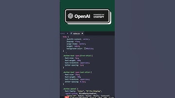 ASMR Programming Satisfying OpenAI HTML & CSS