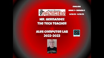 Q1 Week 5 Code.org K-2 Computer Lab 22-23