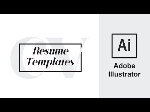 Adobe-Illustrator-|-Resume-CV-|-How-to-Edit