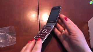 unboxing pl SAMSUNG C3590 Wine Red rozpakowanie po polsku