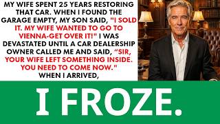 My Son Sold My Late Wife's Classic Car for a Vienna Trip—Then the Dealer Called Me.