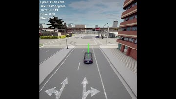 Carla simulation on signalized intersection bend: ILQR