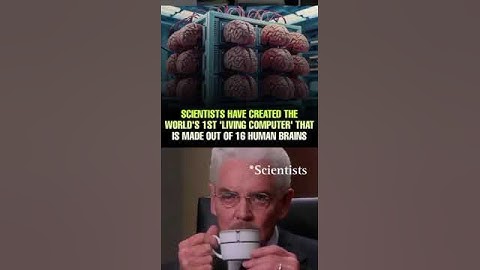 Swedish scientists have developed the first ‘living computer’ using human brain tissue.