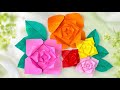 【折り紙】バラの折り方／[Origami] How to fold a rose