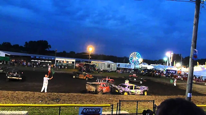 **2012 DuPage Demolition Derby Final - Brad Ellingsworth #76 WINS