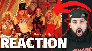 Christina Aguilera Lil Kim Mya Pink  Lady Marmalade  Moulin Rouge   Reaction