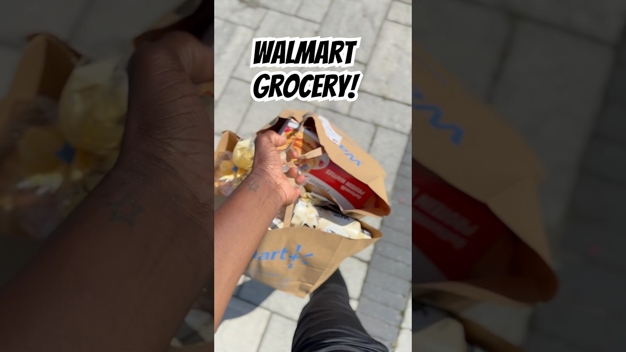 Uber eats deliver Picking up groceries from Walmart! ￼