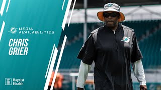 General Manager Chris Grier meets with the media | Miami Dolphins